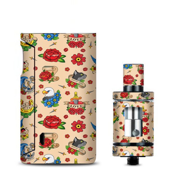 Tattoo Ink Love Flash Flower Vaporesso Drizzle Fit Skin For Sale