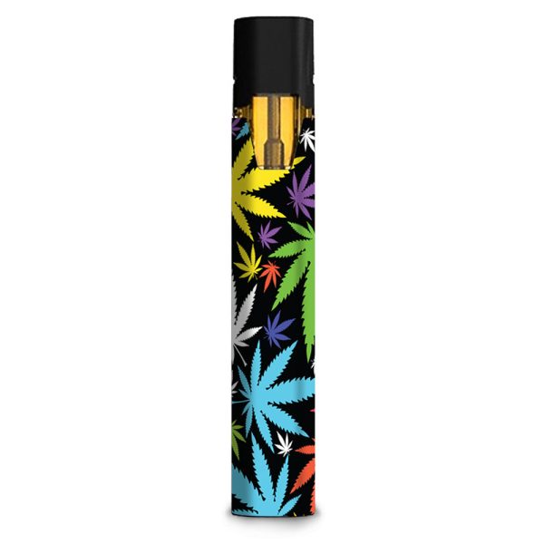 Colorful Weed Leaves Leaf Stiiizy starter stick Skin For Sale