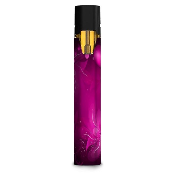 Pink Hearts Flowers Stiiizy starter stick Skin Cheap