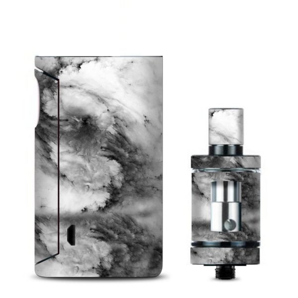 Black White Swirls Marble Granite Vaporesso Drizzle Fit Skin For Discount