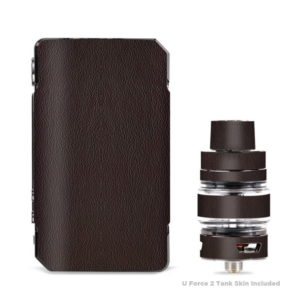 Brown Leather Design Pattern VooPoo Drag 2 Skin Online now
