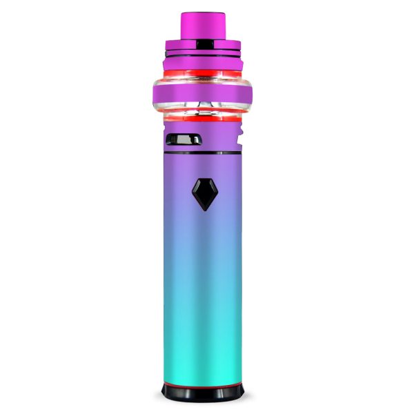 Hombre Pink Purple Teal Gradient Smok stick V9 Max Skin Fashion