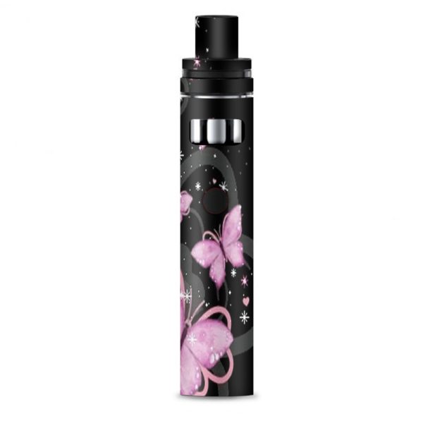 Pink Majestic Butterflies Hearts Smok Stick AIO Skin Online now