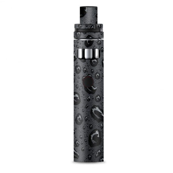 Rain Drops On Black Metal Smok Stick AIO Skin Fashion