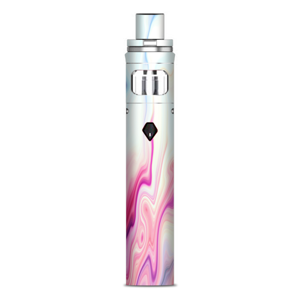 Pink Marble Glass Pastel Smok Nord AIO Stick Skin For Discount