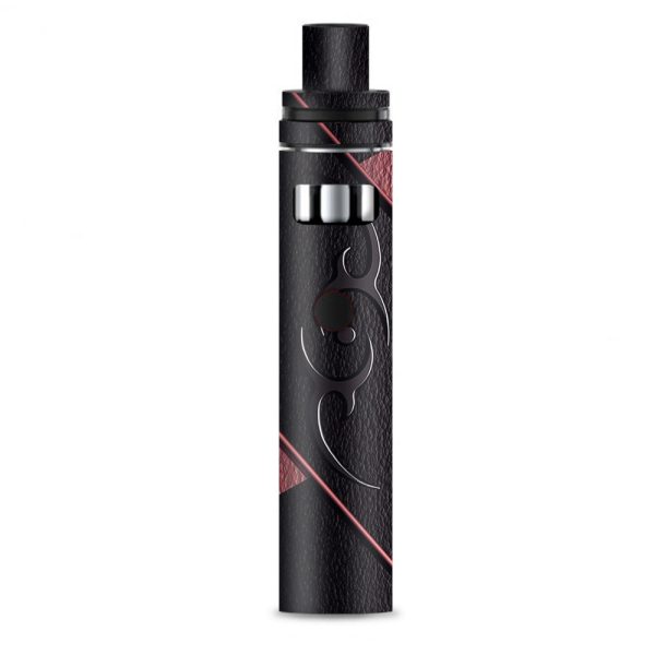 Black Red Leather Hindu Ohm Symbol Smok Stick AIO Skin Sale