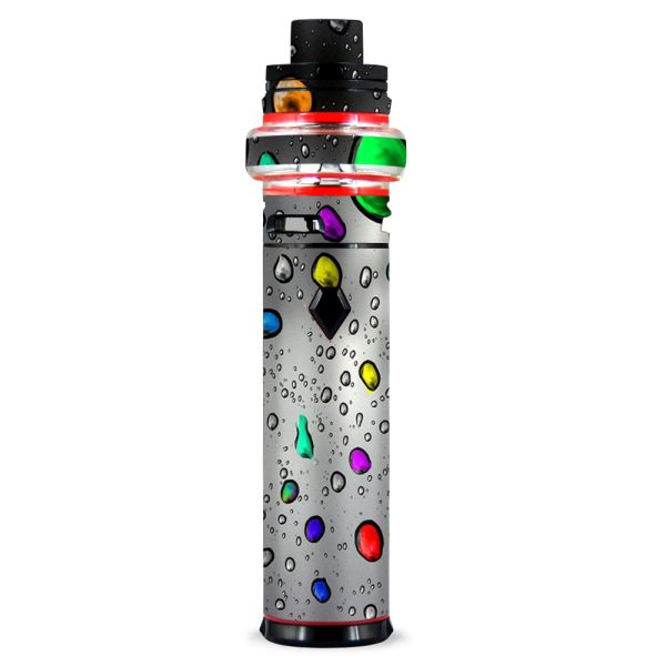 Colored Rain Drops 3D Effect Smok stick V9 Max Skin Sale