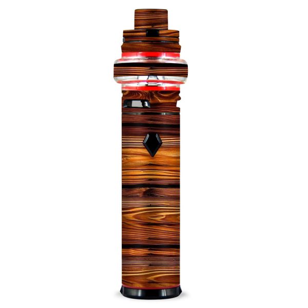 Red Deep Mahogany Wood Pattern Smok stick V9 Max Skin For Discount