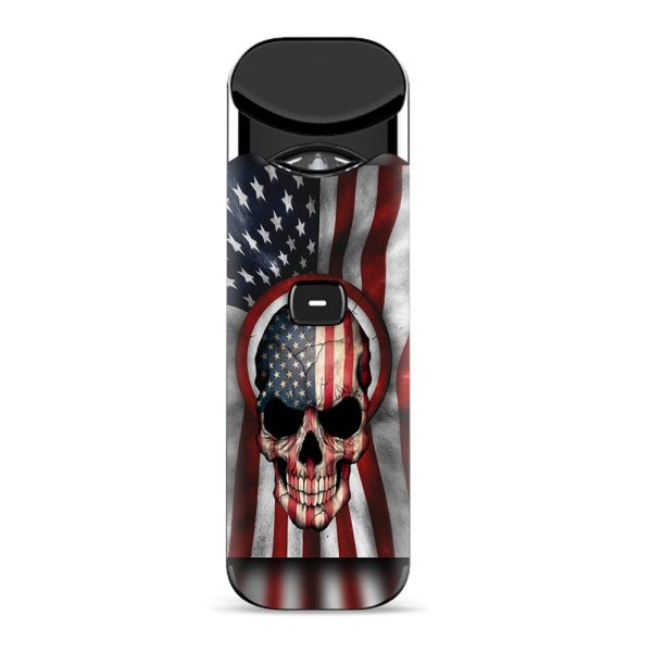 America Skull Military Usa Murica Smok Nord Skin Fashion