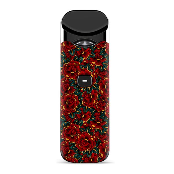 Red Gold Roses Tattoo Smok Nord Skin Discount