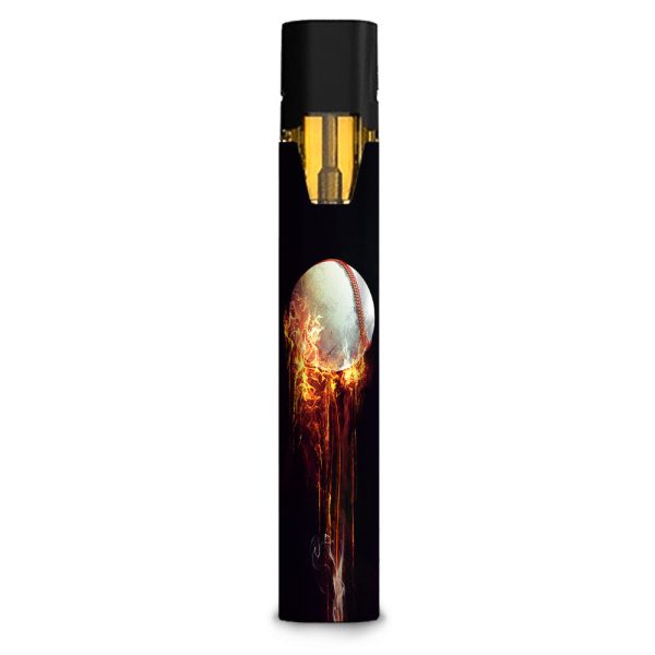 Fireball Baseball Flames Stiiizy starter stick Skin Online now