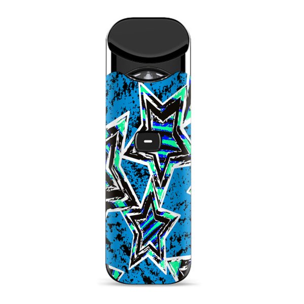 Blue 80 S Pop Art Stars Smok Nord Skin For Cheap