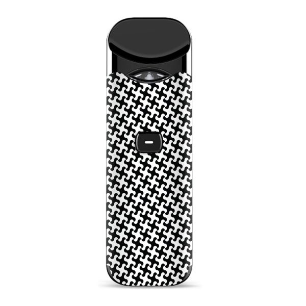 Black N White Visual Effect 3D Illusion Smok Nord Skin Fashion