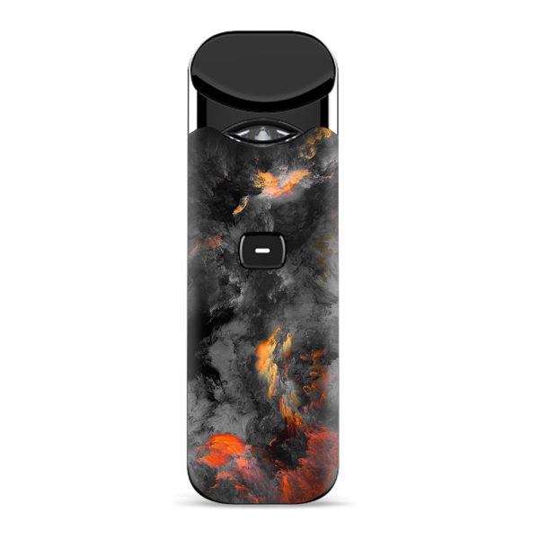 Grey Clouds On Fire Paint Smok Nord Skin Hot on Sale