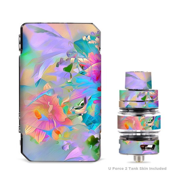 Watercolors Vibrant Floral Paint VooPoo Drag 2 Skin Supply
