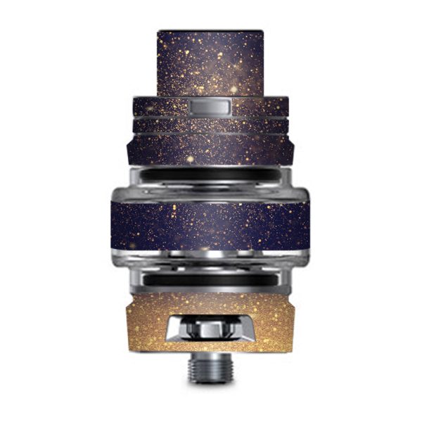 Gold Dust Lens Flare Glitter Smok TFV8 Big Baby V2 Tank Skin For Cheap