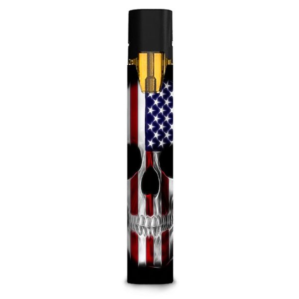 American Skull Flag In Skull Stiiizy starter stick Skin on Sale