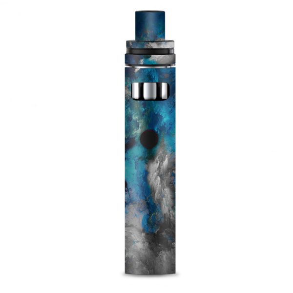 Blue Grey Painted Clouds Watercolor Smok Stick AIO Skin Fashion
