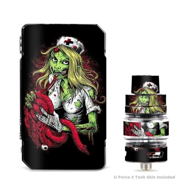 Zombie Nurse Eating Flesh  VooPoo Drag 2 Skin Cheap