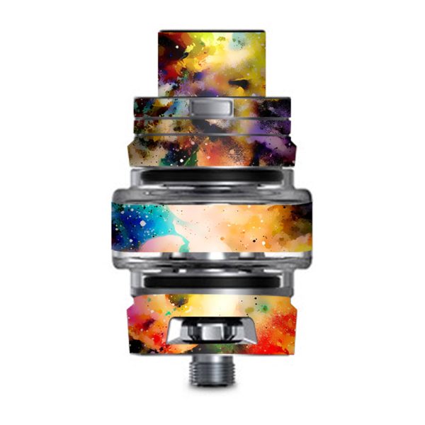 Paint Galaxy Abstract Multi Color Smok TFV8 Big Baby V2 Tank Skin Cheap