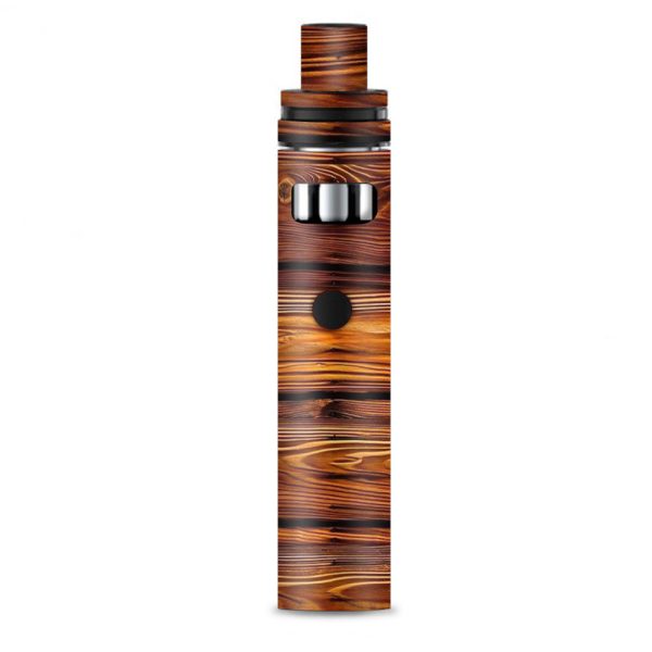 Red Deep Mahogany Wood Pattern Smok Stick AIO Skin Discount