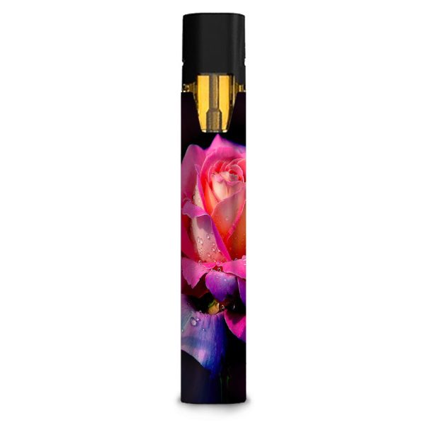 Beautiful Rose Flower Pink Purple Stiiizy starter stick Skin Supply