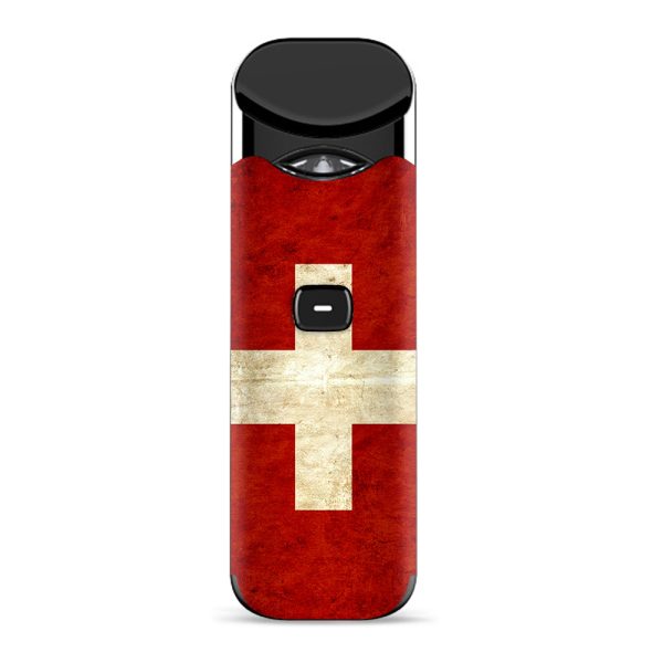 Flag Switzerland Grunge Distressed Country Smok Nord Skin Discount