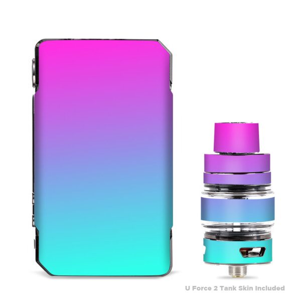 Hombre Pink Purple Teal Gradient VooPoo Drag 2 Skin Online Hot Sale