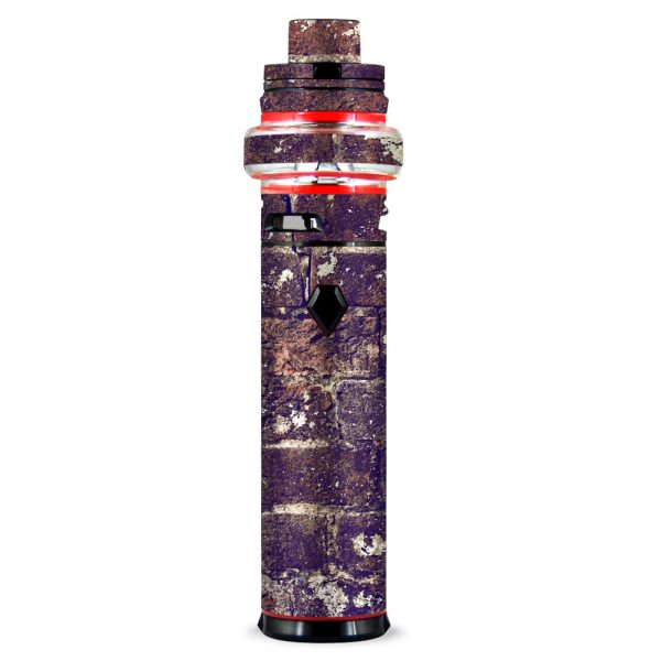 Aged Used Rough Dirty Brick Wall Panel Smok stick V9 Max Skin For Cheap