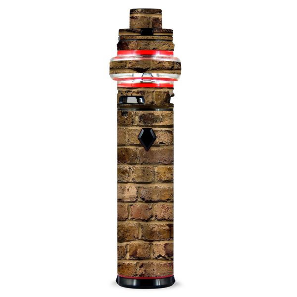 Brown Rough Brick Wall Smok stick V9 Max Skin Supply