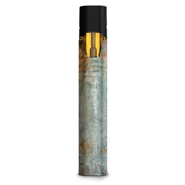 Rusted Steel Metal Plate Grey Stiiizy starter stick Skin Discount