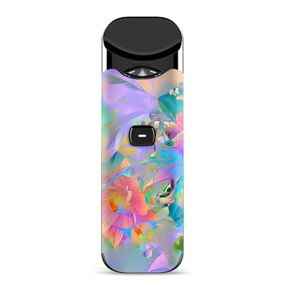Watercolors Vibrant Floral Paint Smok Nord Skin Discount