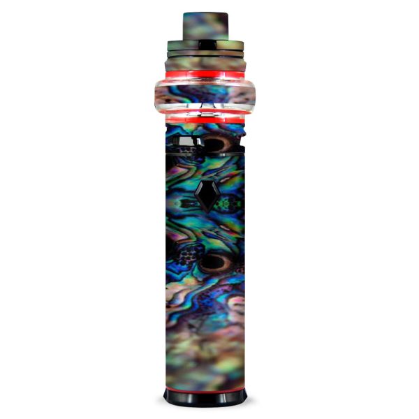 Abalone Blue Black Shell Design Smok stick V9 Max Skin on Sale