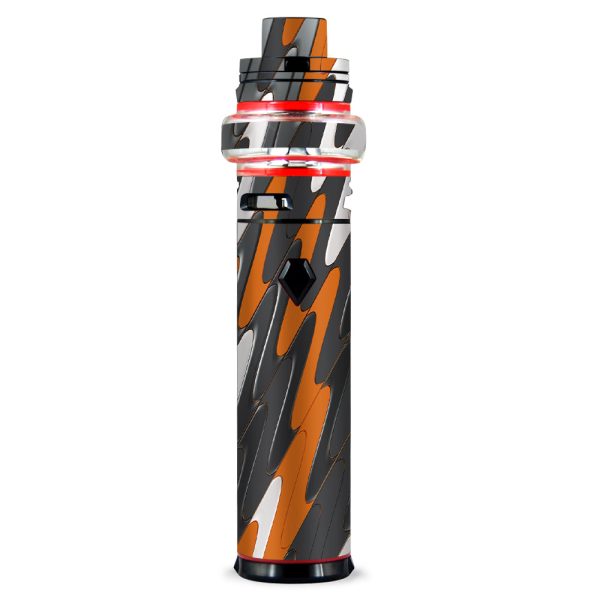 Puzzle Orange Grey Trippy Smok stick V9 Max Skin Supply