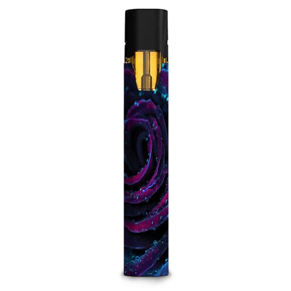 Purple Rose Pedals Water Drops Stiiizy starter stick Skin Online now
