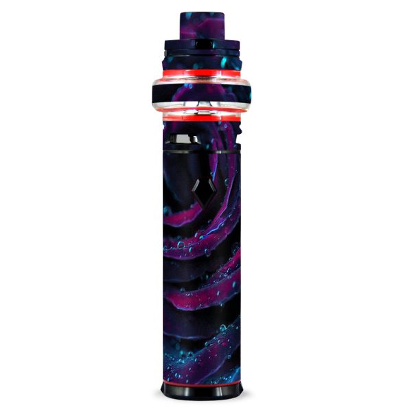 Purple Rose Pedals Water Drops Smok stick V9 Max Skin Discount