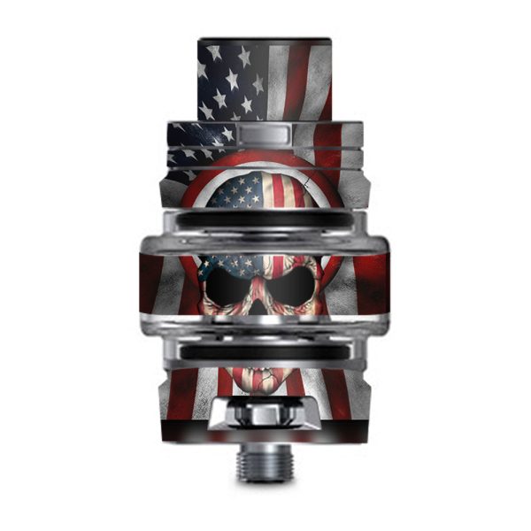 America Skull Military Usa Murica Smok TFV8 Big Baby V2 Tank Skin For Discount