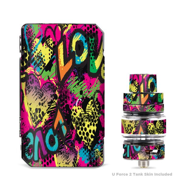 80 S Love Pop Art Neon VooPoo Drag Mini Skin Fashion