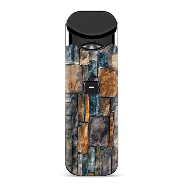 Brick Colors Blue Red White Bricks Wall Smok Nord Skin Online now