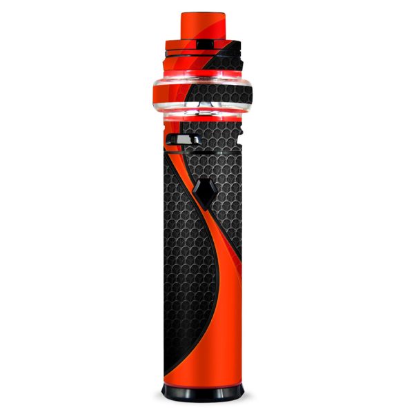 Red Twist Black Metallic Smok stick V9 Max Skin Fashion
