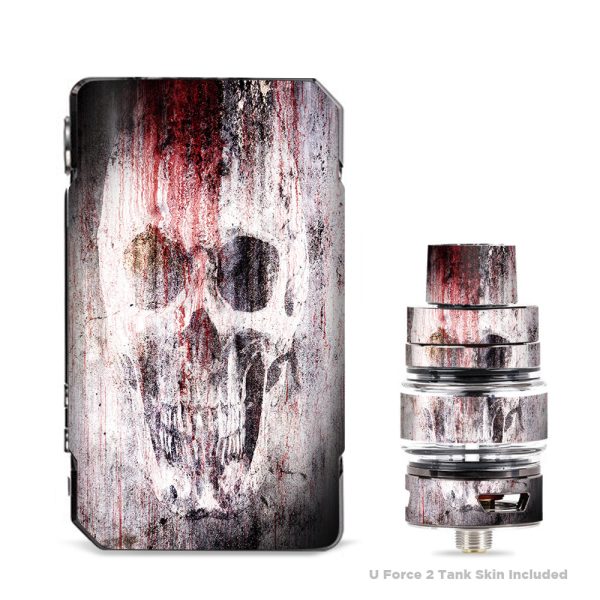 Tattered Skull Blood Skull Dead VooPoo Drag 2 Skin Hot on Sale