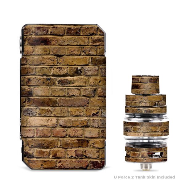 Brown Rough Brick Wall  VooPoo Drag 2 Skin Online Hot Sale