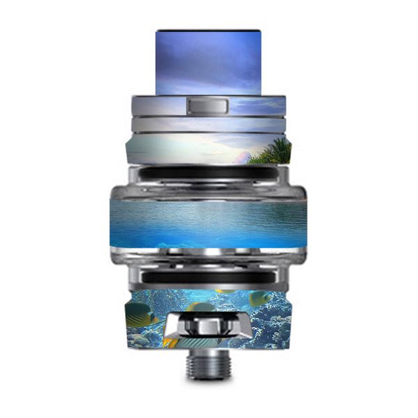 Underwater Snorkel Tropical Fish Island Smok TFV8 Big Baby V2 Tank Skin Hot on Sale