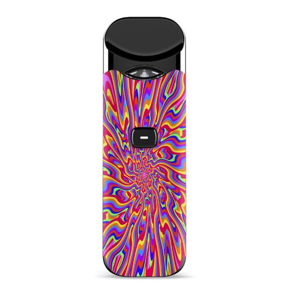 Optical Illusion Colorful Holographic Smok Nord Skin Online