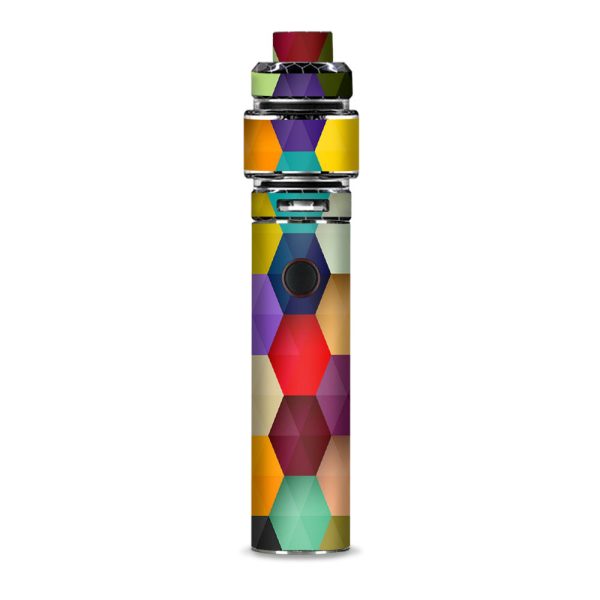 Colorful Geometry Honeycomb Smok Resa Stick Kit Skin Online now