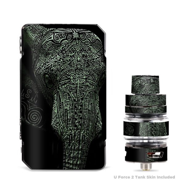 Aztec Elephant Tribal Design VooPoo Drag 2 Skin Sale
