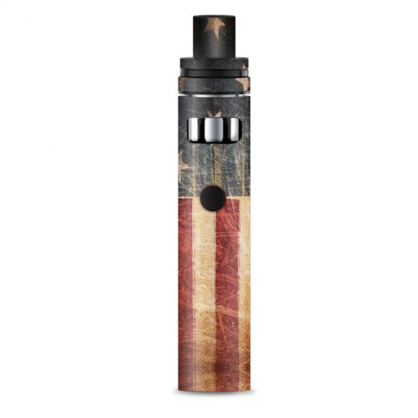 Vintage American Flag Distressed Red White Blue Smok Stick AIO Skin For Sale