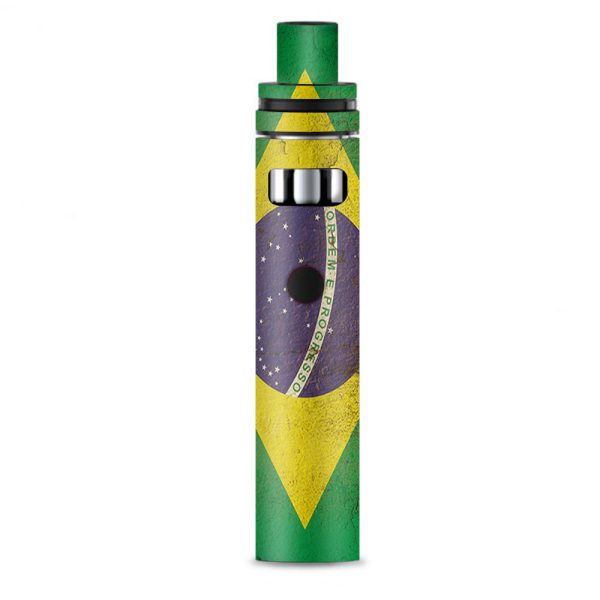 Flag Brazil Grunge Distressed Country Smok Stick AIO Skin Online now