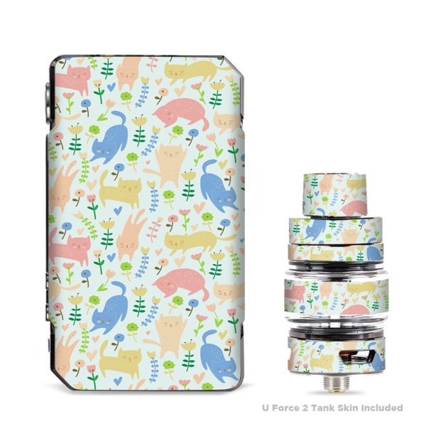 Cats Kittens Playful Flowers VooPoo Drag Mini Skin Online now