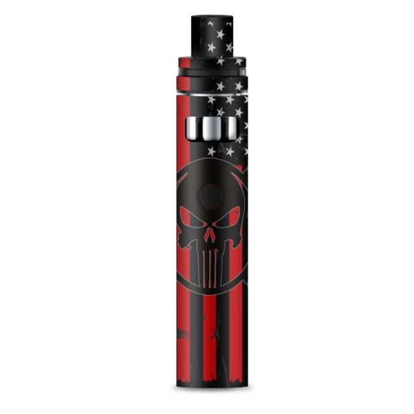 Red American Flag Black Punish Badge Smok Stick AIO Skin Discount